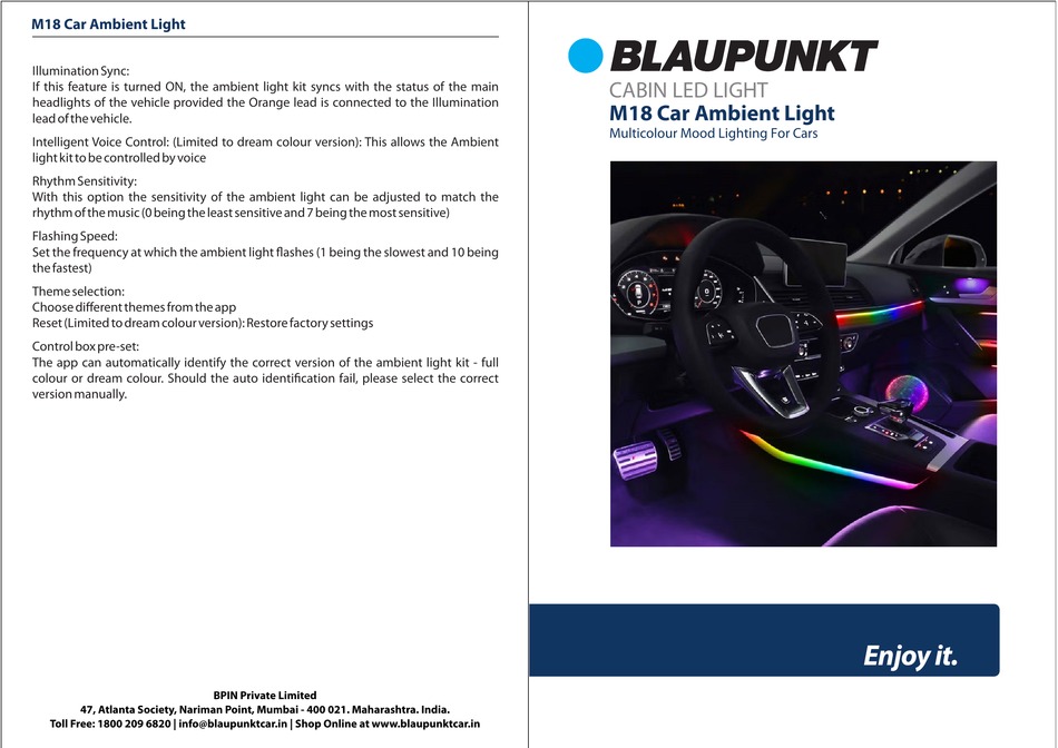 Interior Ambient Lighting Kit